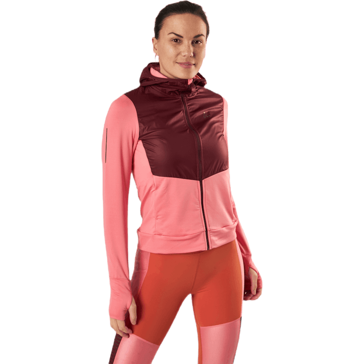 ADV Charge dres s kapuco Jkt Pink/Red