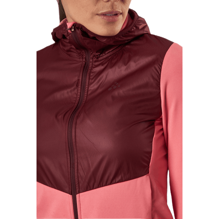 ADV Charge dres s kapuco Jkt Pink/Red