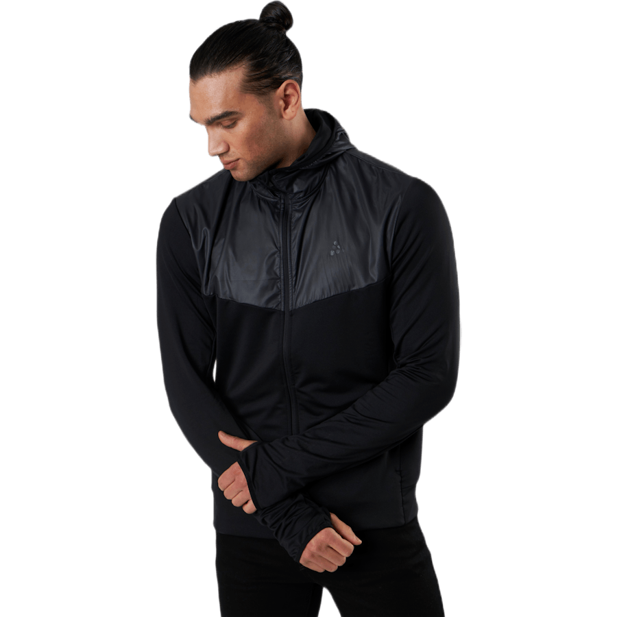 ADV Charge Jersey Hood Jacka Svart