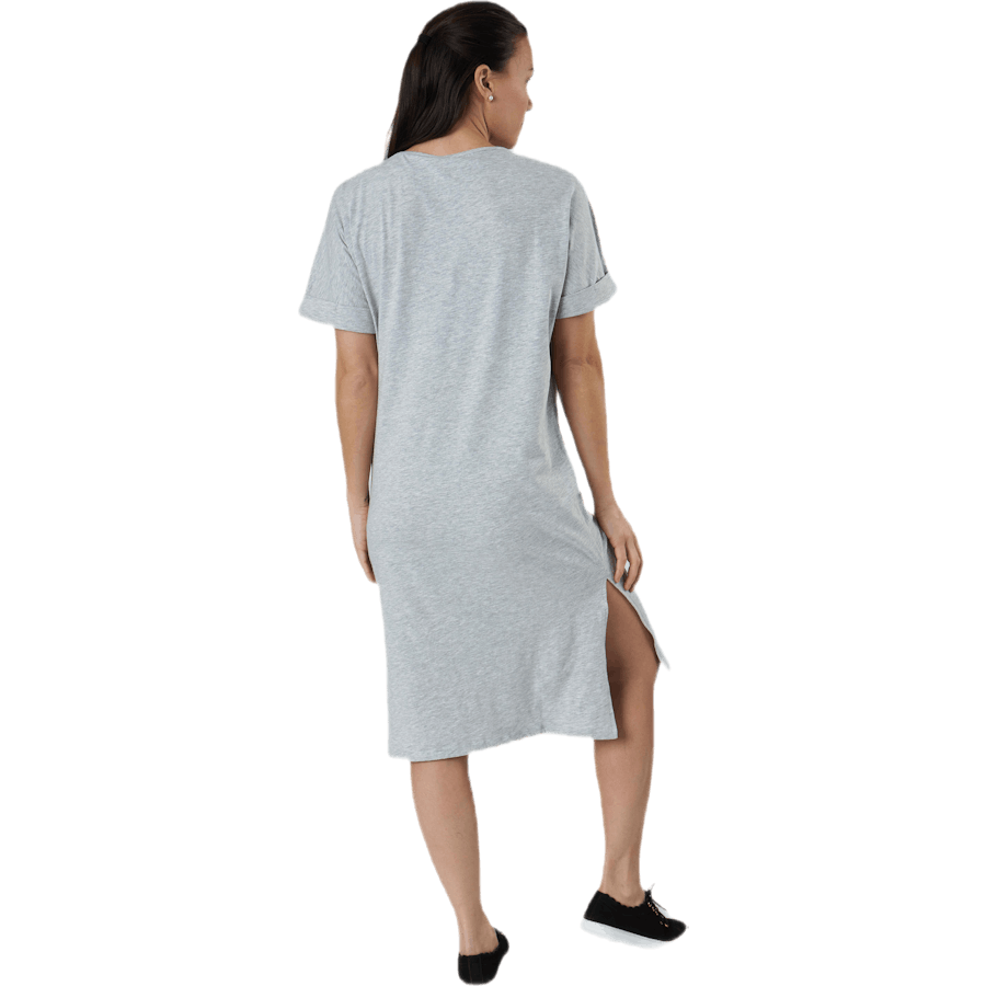 Robe Neora SS à plis, grise
