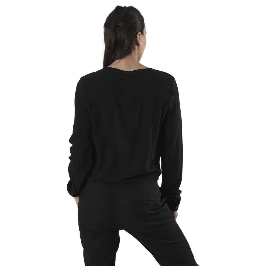 Nina Life L/S kravattipaita Wvn Musta