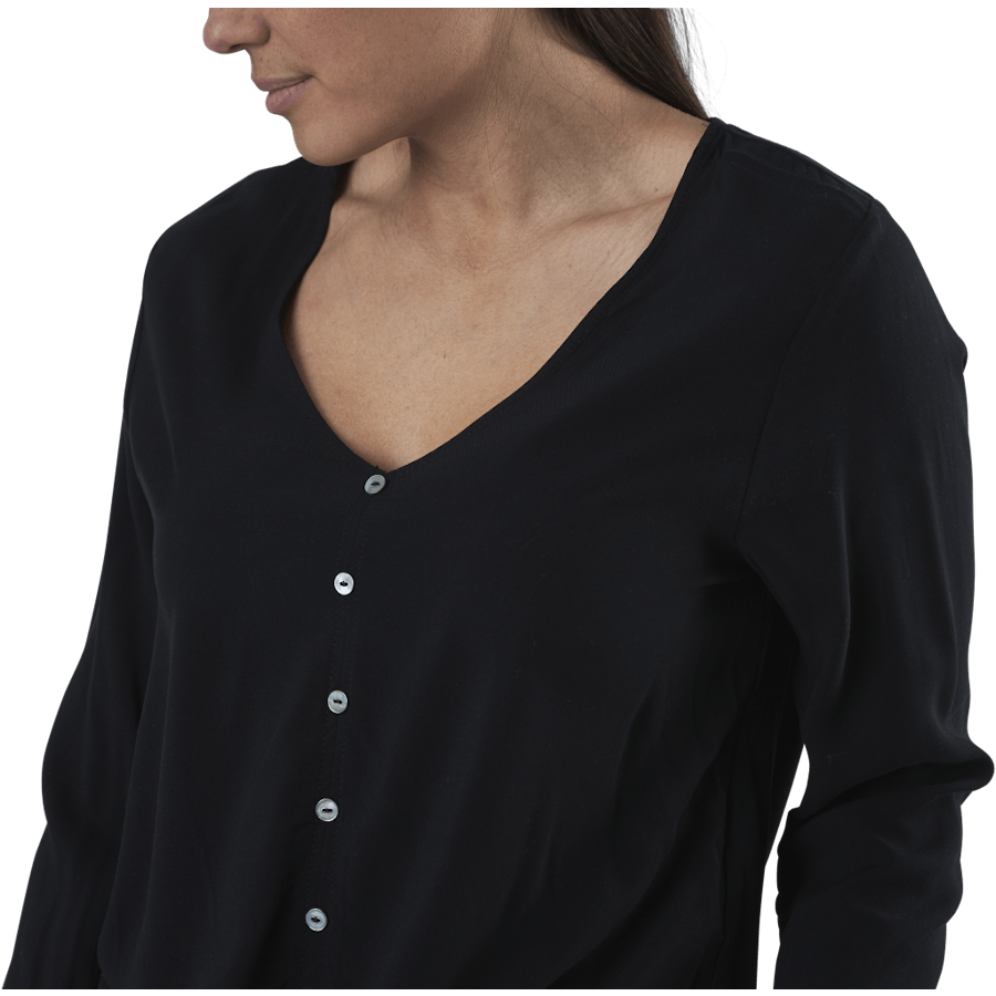 Nina Life L/S kravattipaita Wvn Musta