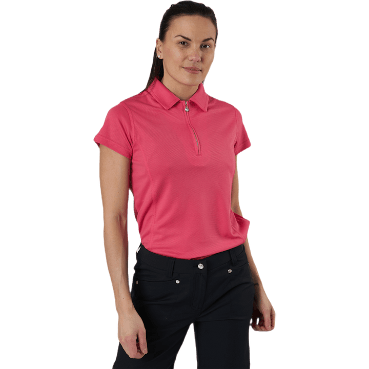 Macy Cap/S Poloshirt Rot