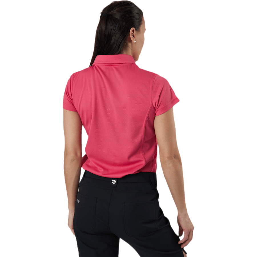 Macy Cap/S Poloshirt Rot