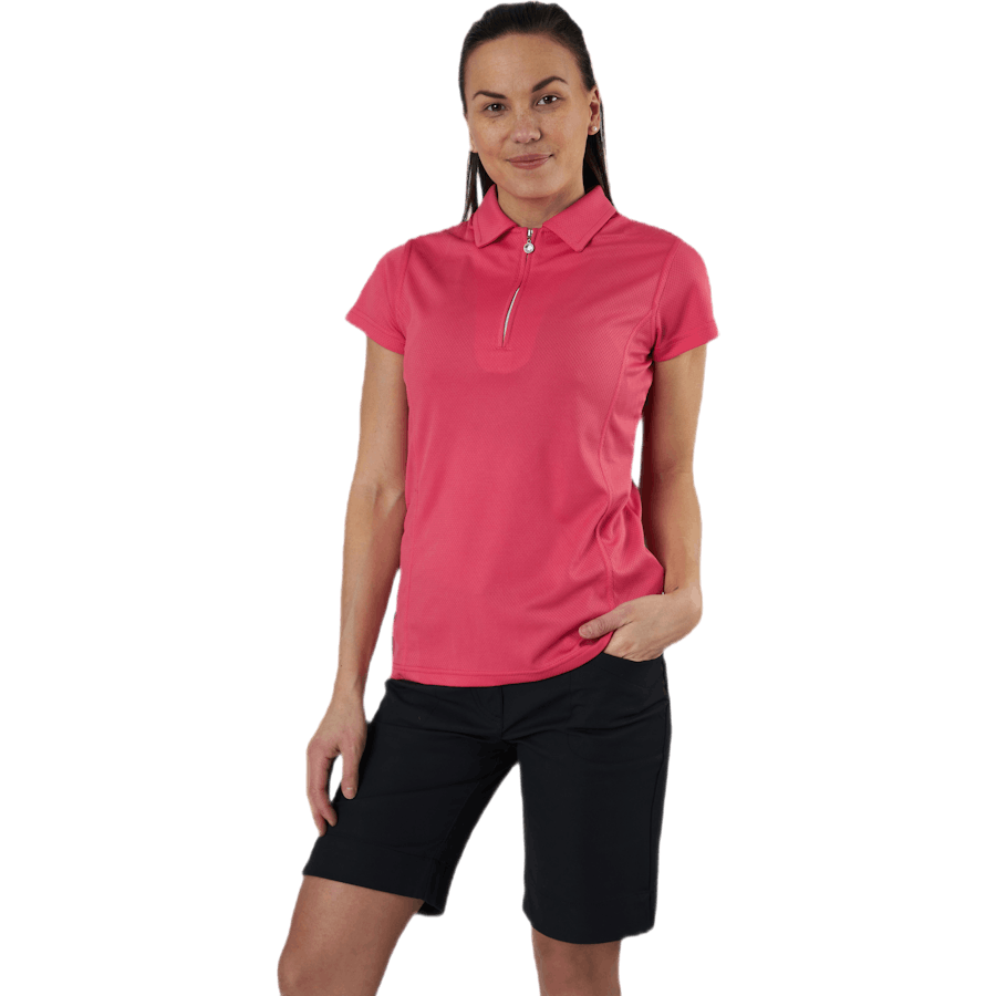 Macy Cap/S Poloshirt Rot