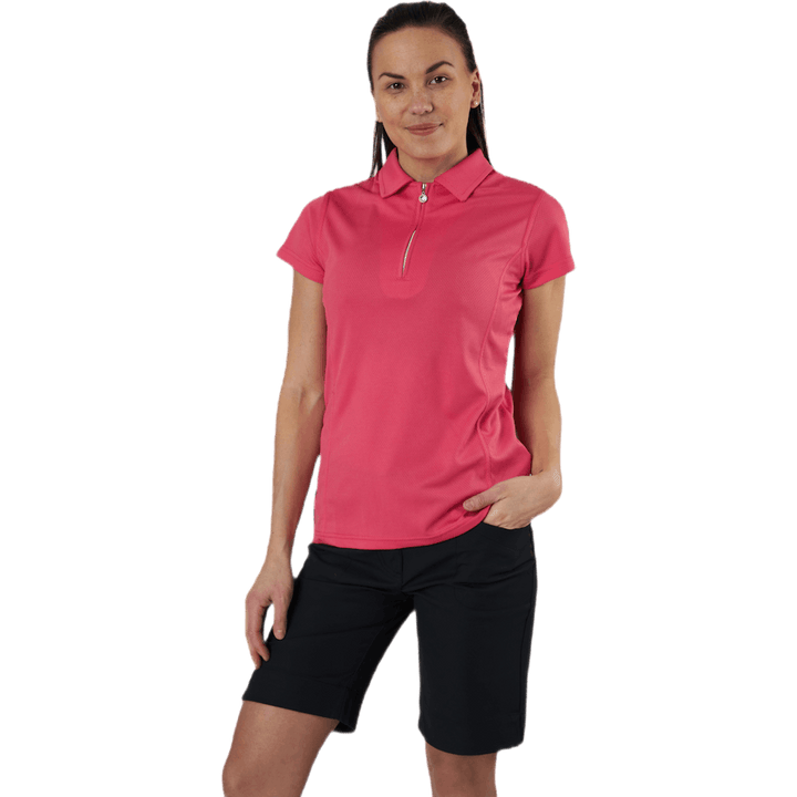 Macy Cap/S Poloshirt Rot