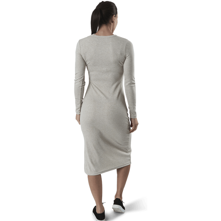 Quinn Rippenkleid Beige