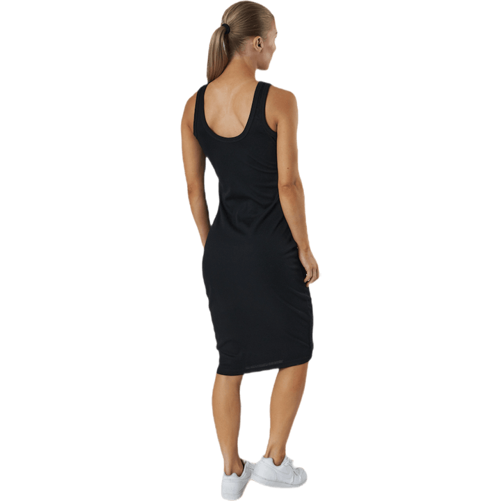 Hazel Tank Dress a costine nero
