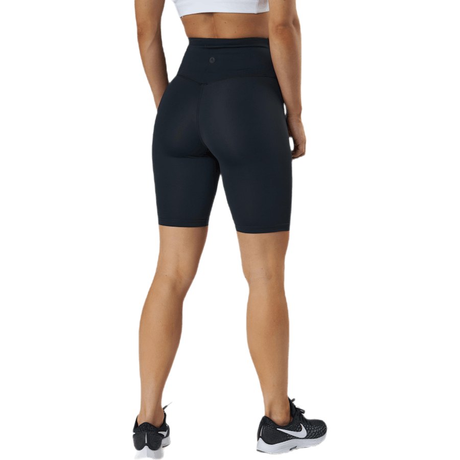 Life Biker-Shorts mit hoher Taille Schwarz
