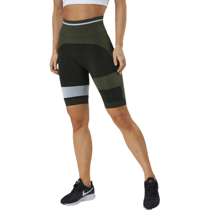 Szorty bezszwowe Halley zielone