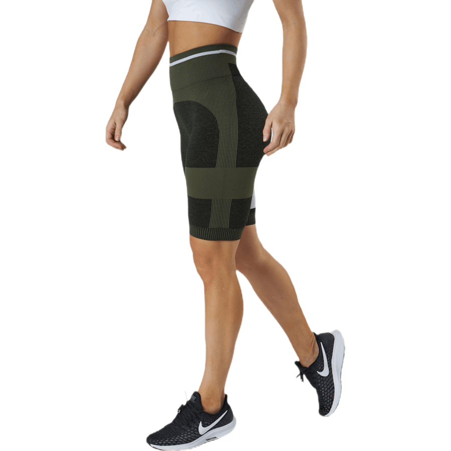 Szorty bezszwowe Halley zielone