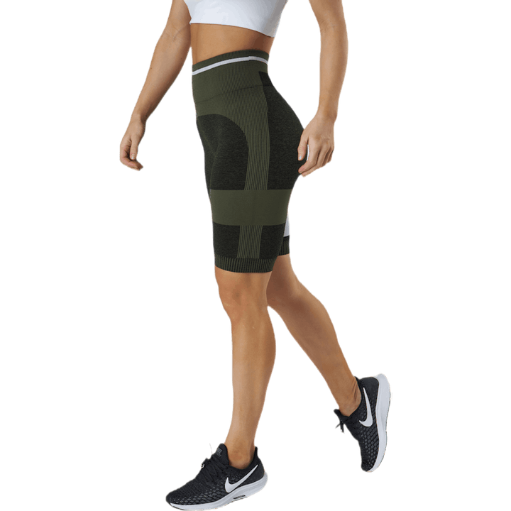 Szorty bezszwowe Halley zielone