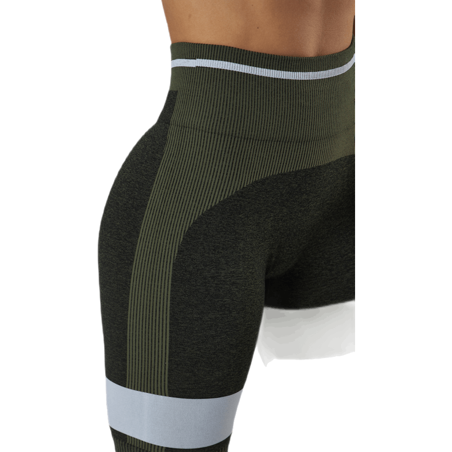 Szorty bezszwowe Halley zielone