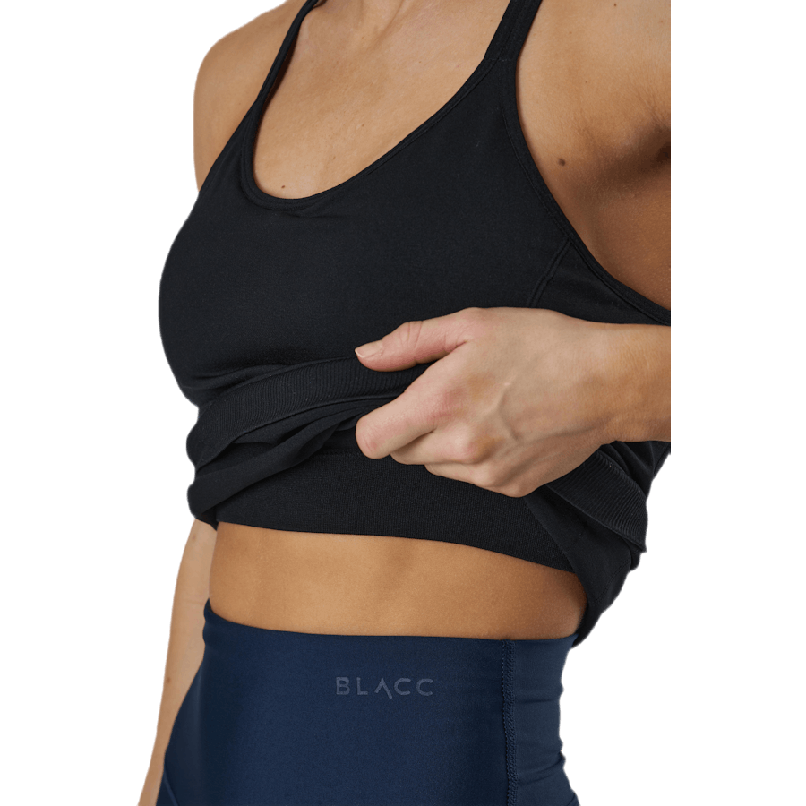Sun Seamless Tank Top Schwarz