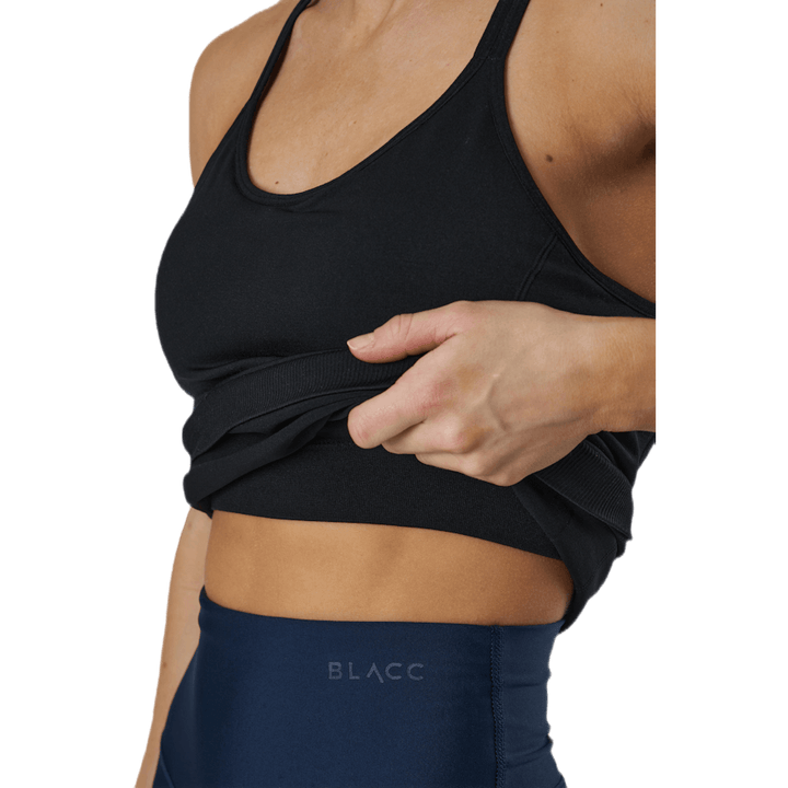 Sun Seamless Tank Top Schwarz