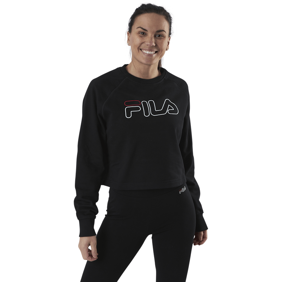 Sweat court ras du cou Jamina noir