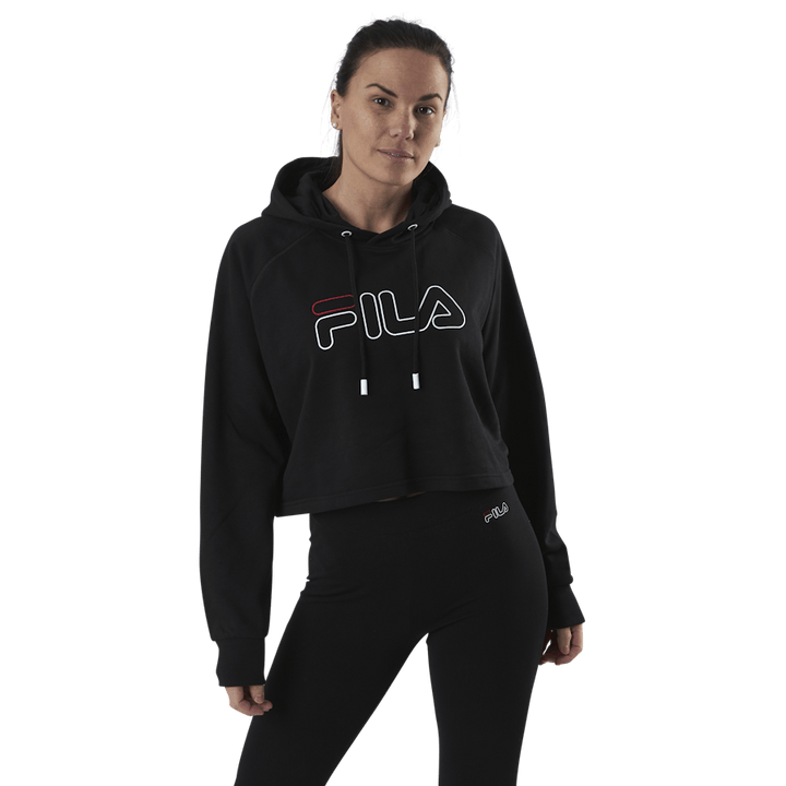 Jana Cropped Hoody Black