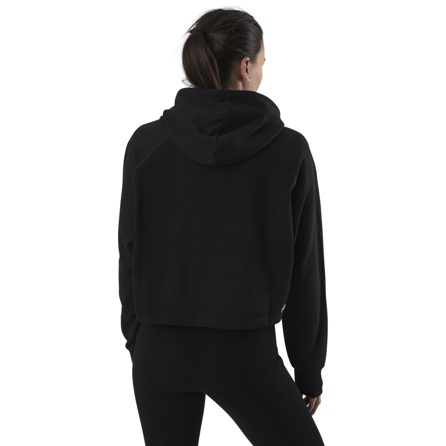 Jana Cropped Hoody Black