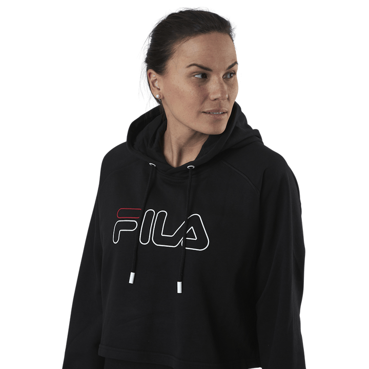 Jana Cropped Hoody Black