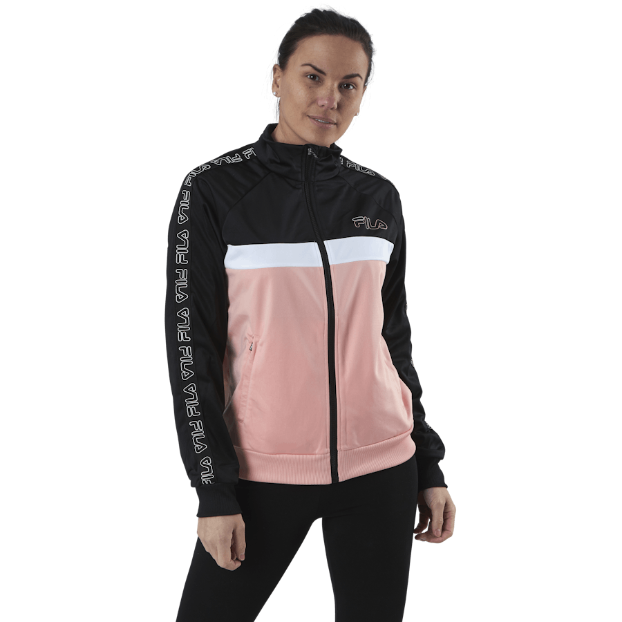 jacoba taped track jacket pink –