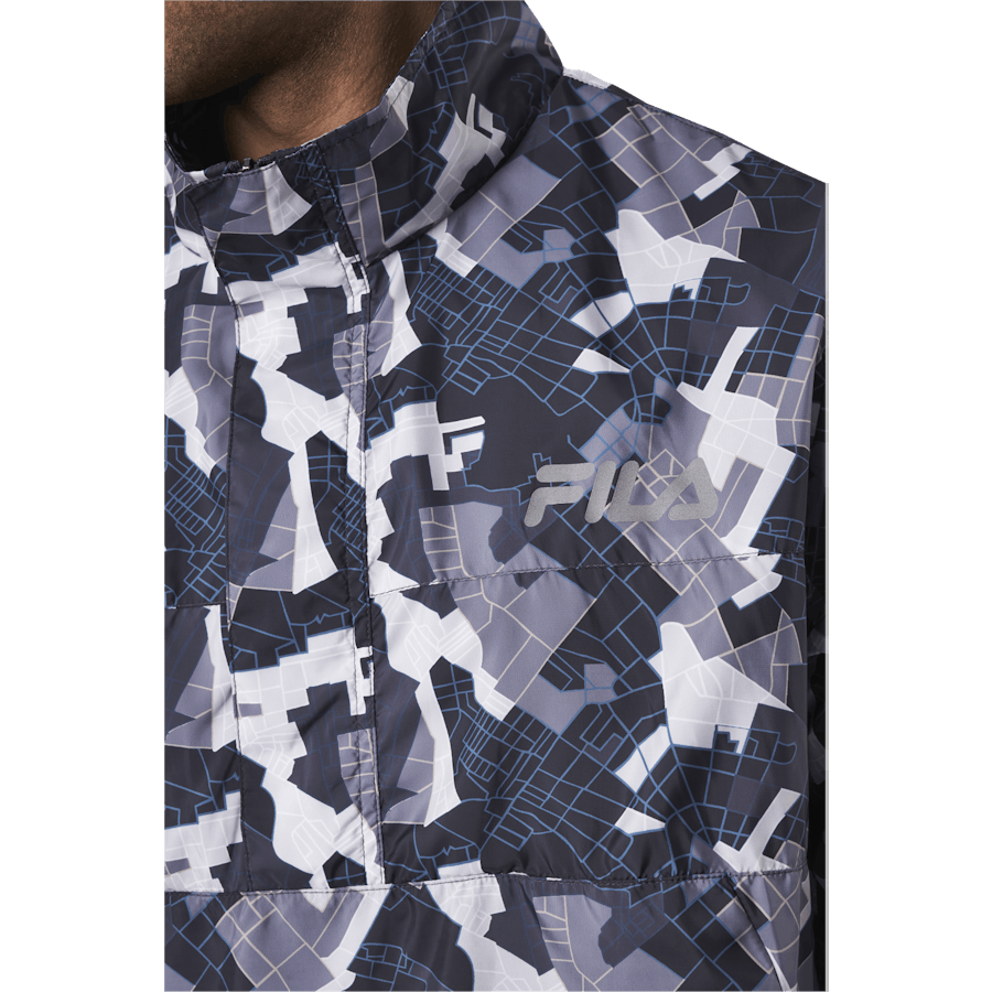 Ender Aop Wind Anorak Grey