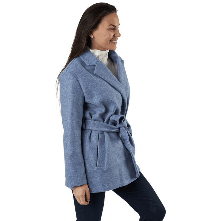 Manteau Trillion Belt Pnt Bleu