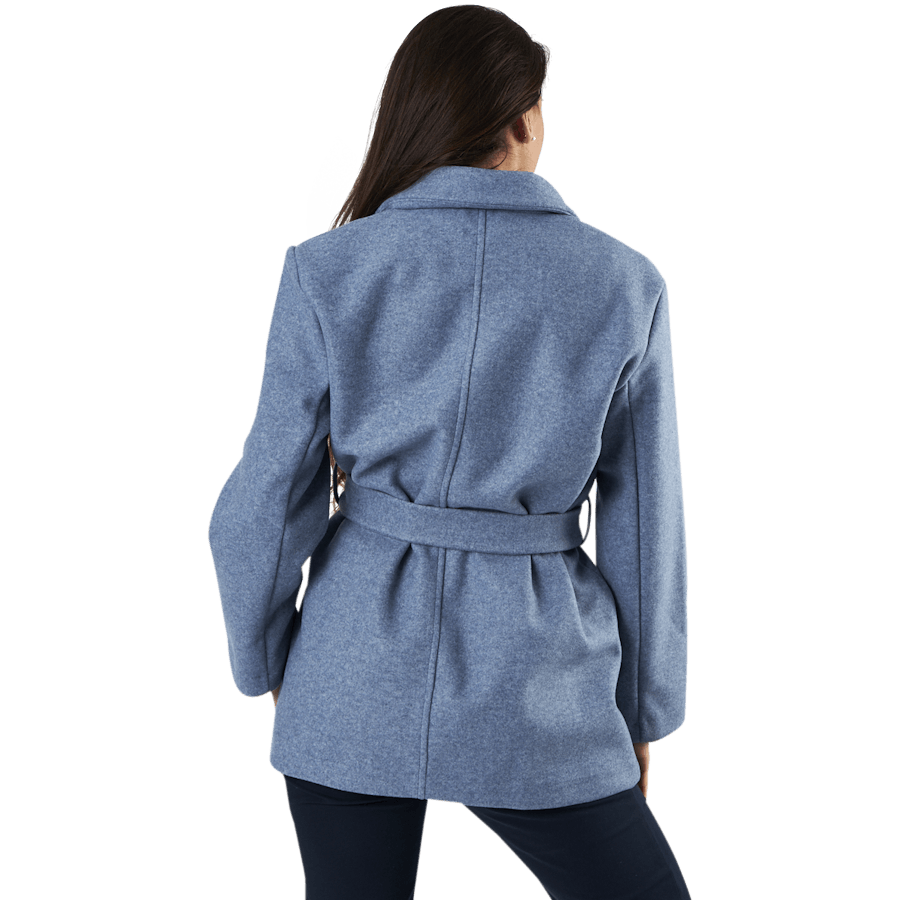 Manteau Trillion Belt Pnt Bleu
