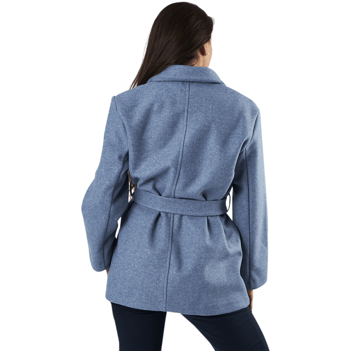 Manteau Trillion Belt Pnt Bleu