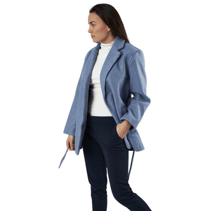 Manteau Trillion Belt Pnt Bleu