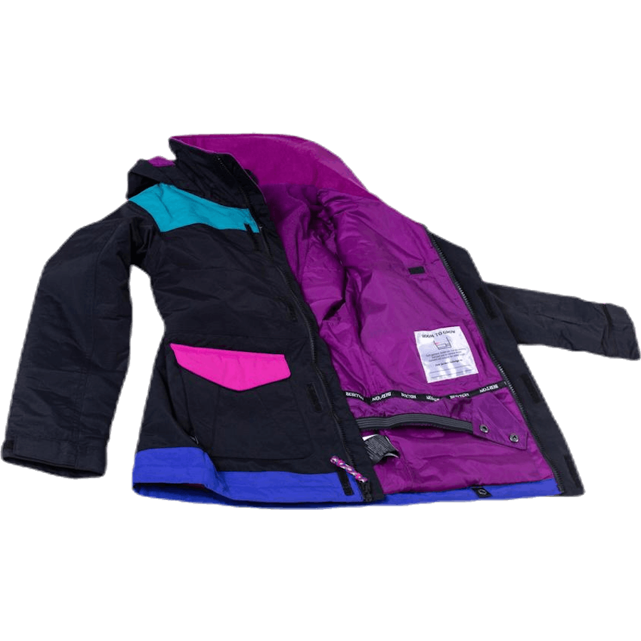 Vestes Echo pour filles rose/noir