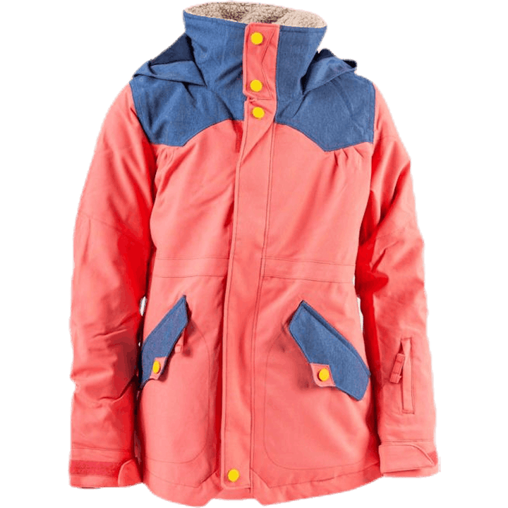 Shortleaf Dryride Parka Noorte oranž/sinine