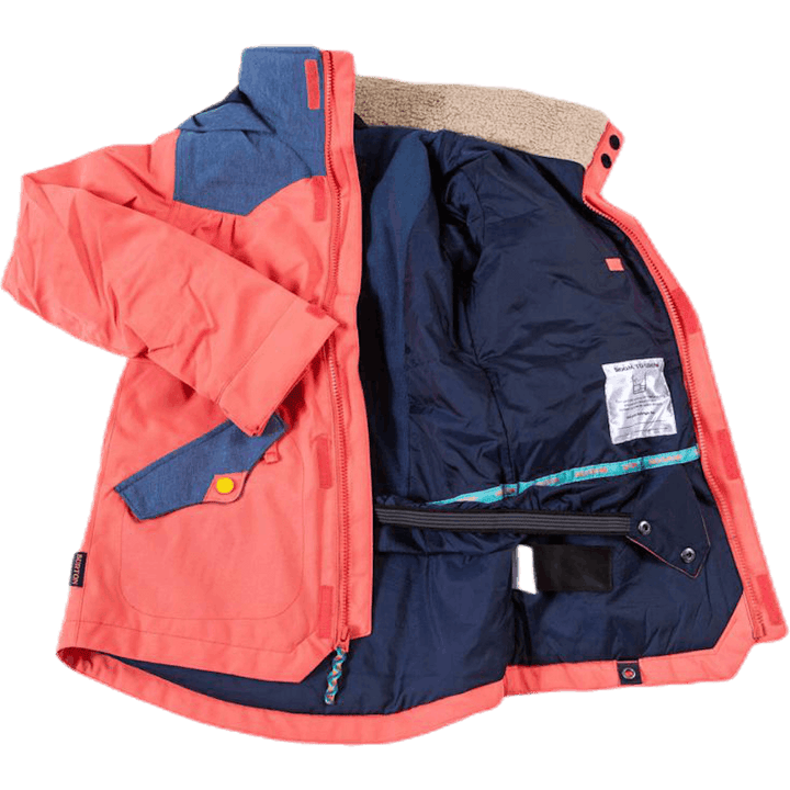 Shortleaf Dryride Parka Noorte oranž/sinine