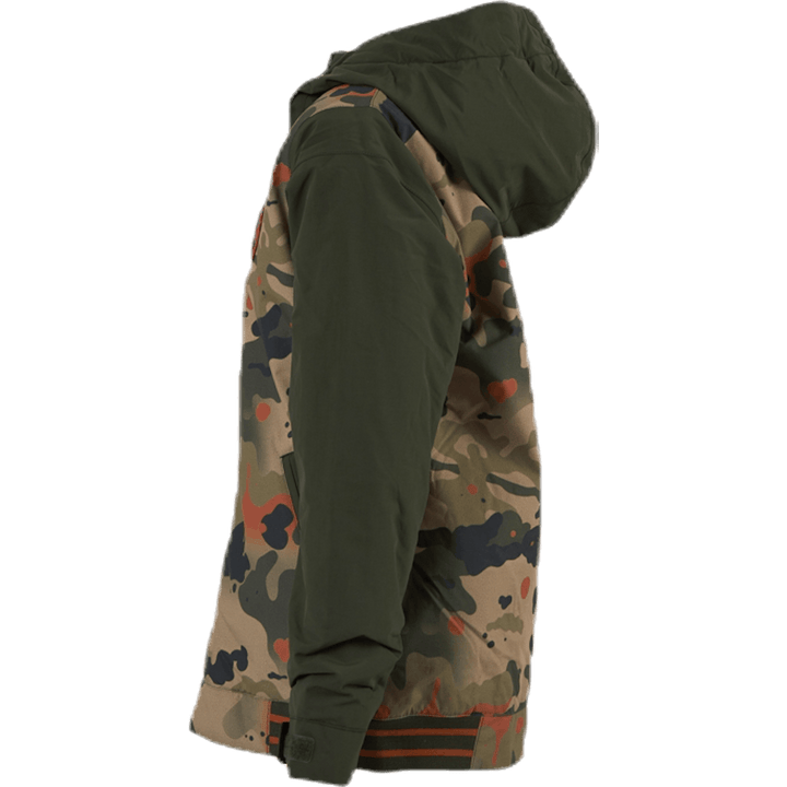 Boys Gameday Jacket Patterned/Green