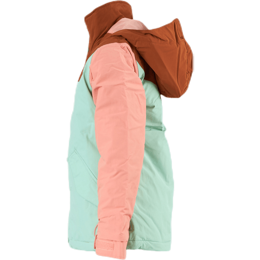 Girls Elodie Jacket Blue/Pink/Brown