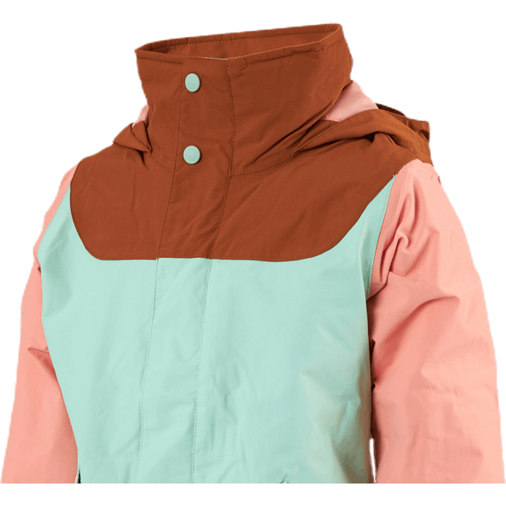 Girls Elodie Jacket Blue/Pink/Brown