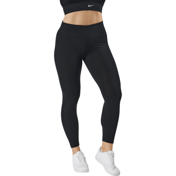 Sportswear Essential Naisten 7/8 Mid-Rise Leggingsit MUSTA/VALKOINEN