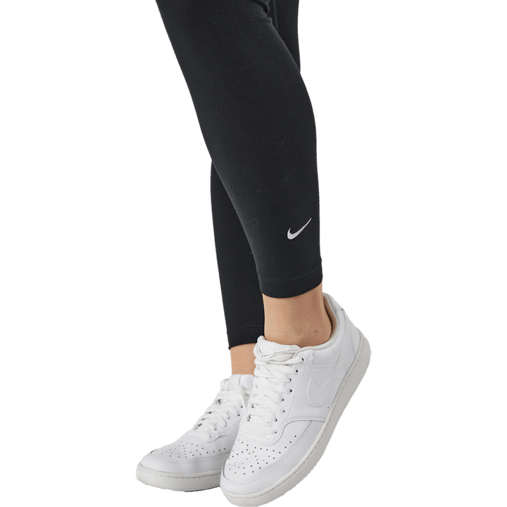 Sportswear Essential Naisten 7/8 Mid-Rise Leggingsit MUSTA/VALKOINEN