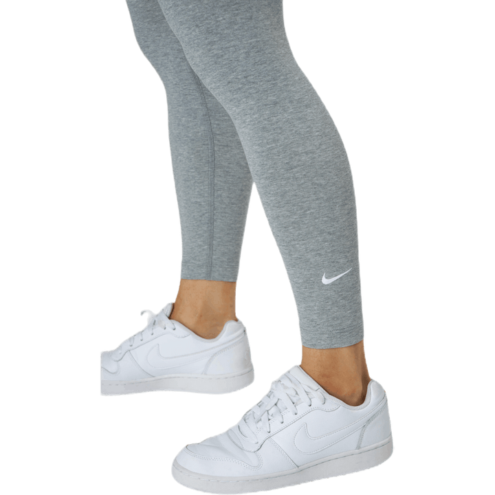 Sportswear Essential Damen 7/8 Mid-Rise Leggings DK GREY HEATHER/WHITE
