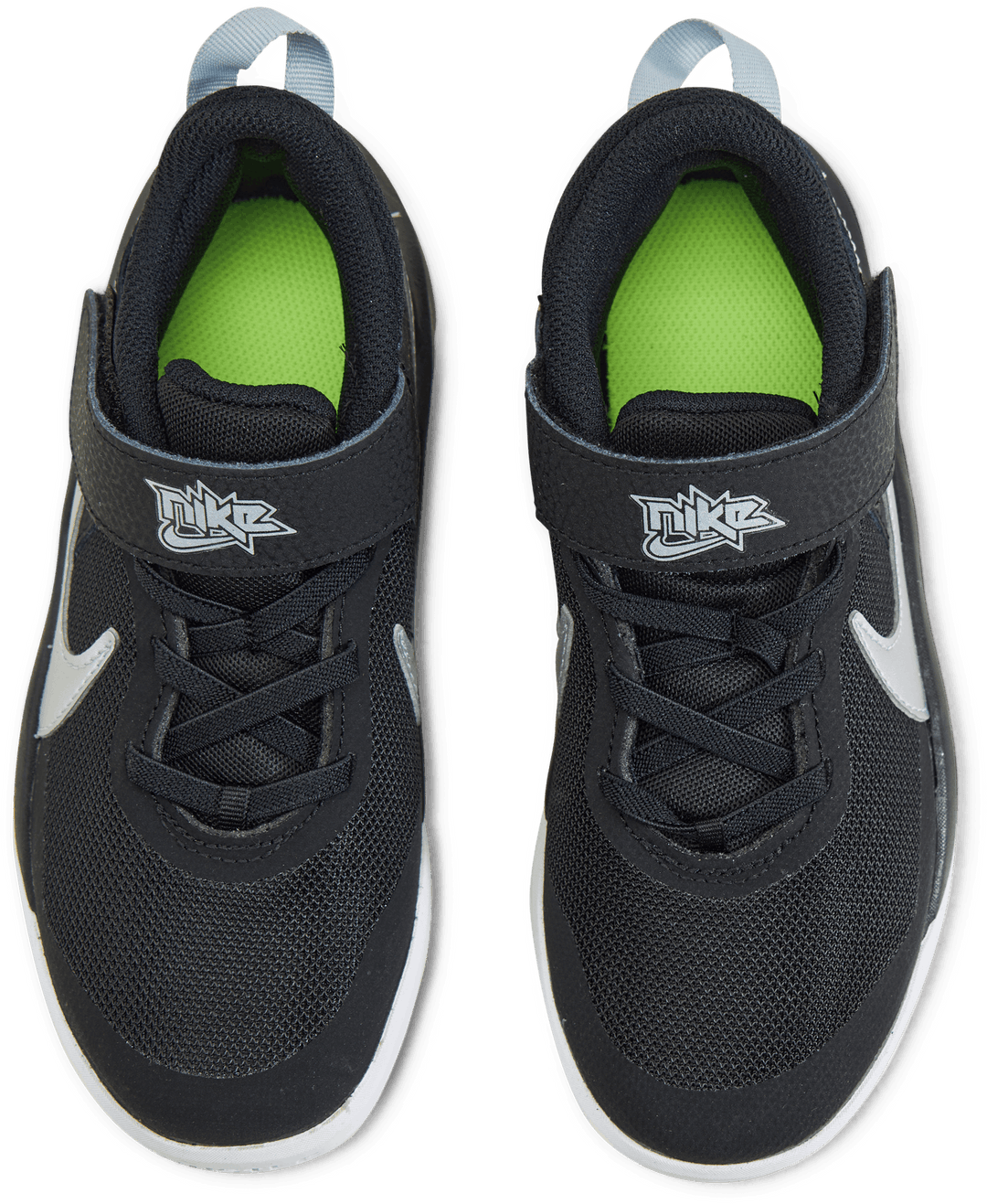 Team Hustle D 10 Little Kids' Shoes BLACK/METALLIC SILVER-VOLT-WHITE