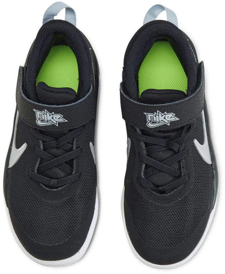 Team Hustle D 10 Little Kids' Shoes BLACK/METALLIC SILVER-VOLT-WHITE