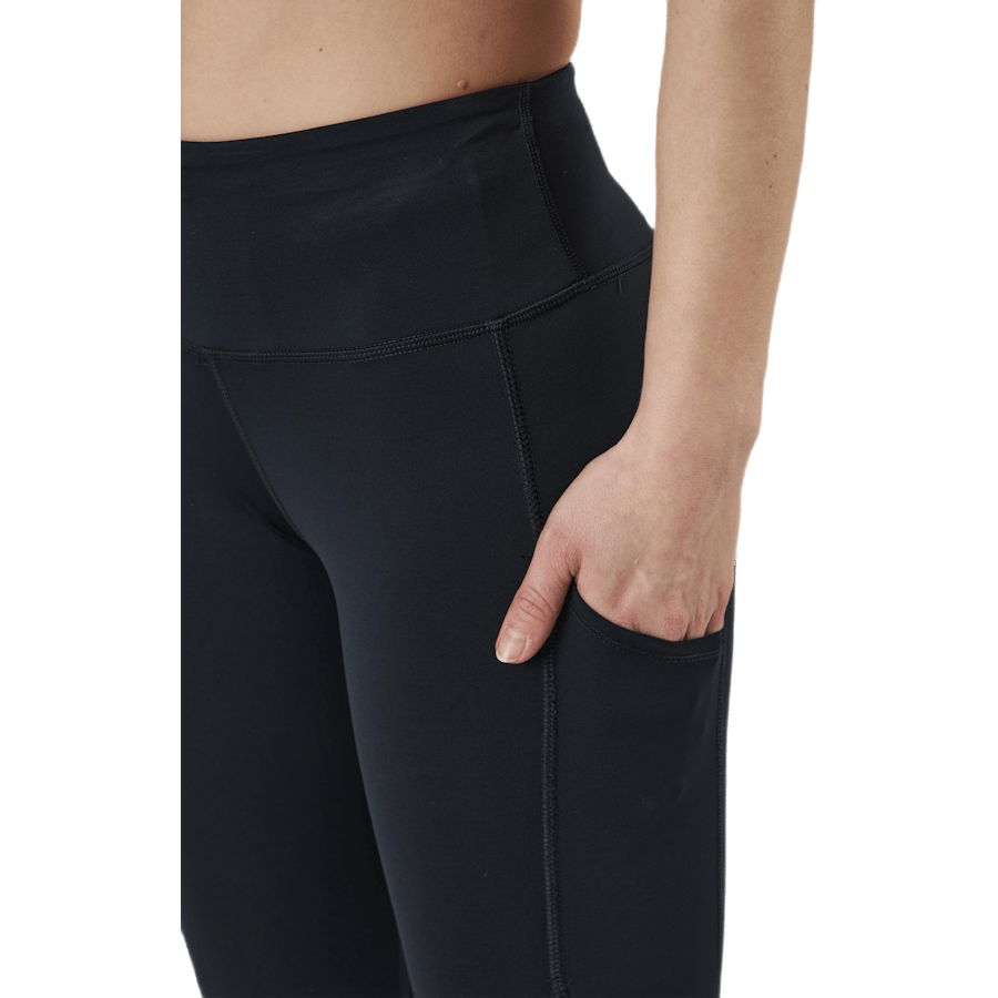 Epic Luxe Running Crop Black/Silver