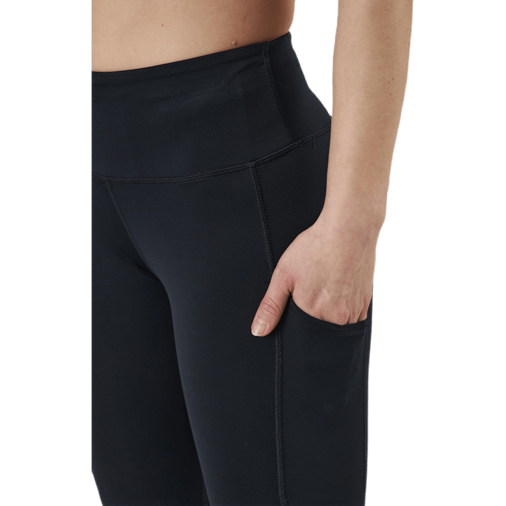 Epic Luxe Running Crop Black/Silver