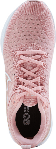 React Infinity Run Flyknit 2 Rosa/Vit