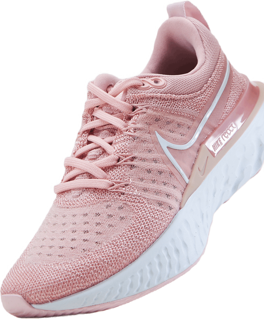 React Infinity Run Flyknit 2 Rosa/Vit