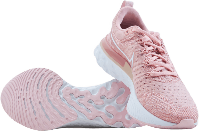 React Infinity Run Flyknit 2 Rosa/Vit