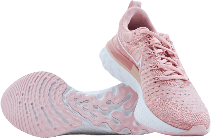 React Infinity Run Flyknit 2 Rosa/Vit