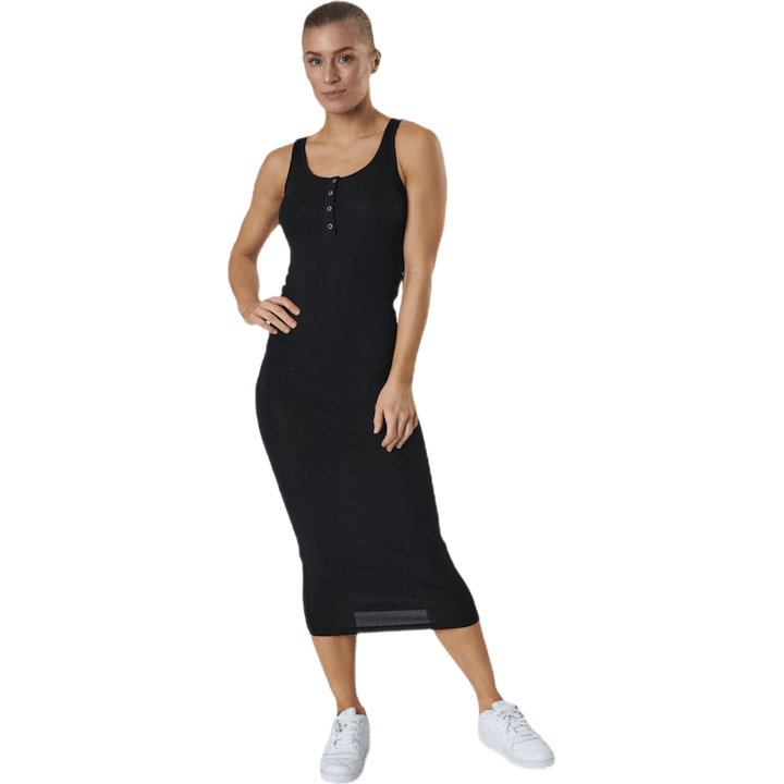 Robe mi-longue Kitte Tank noire