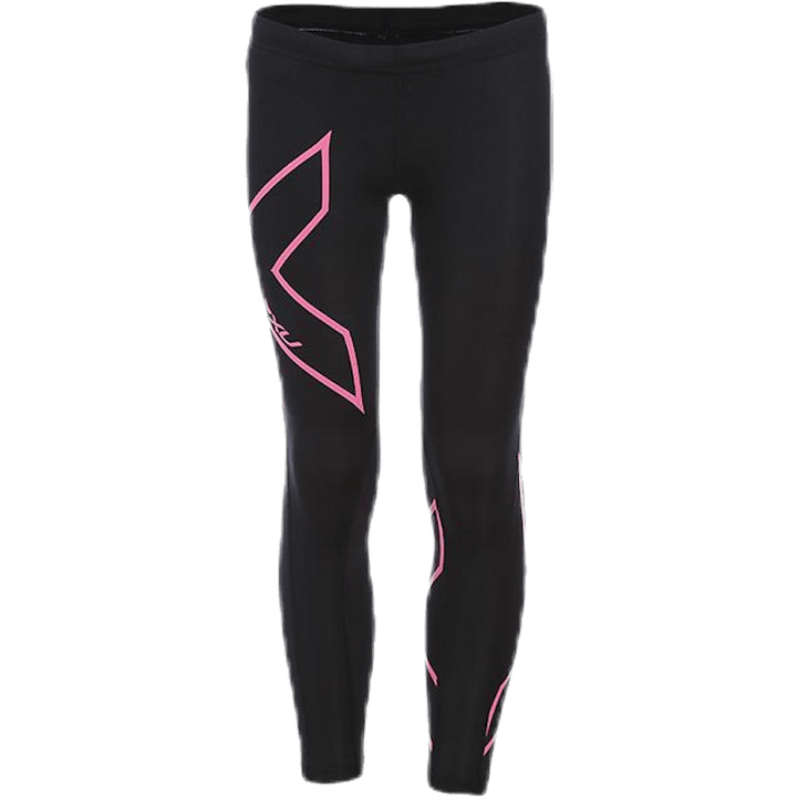Kompresjonstights for jenter - U Junior Pink/Black