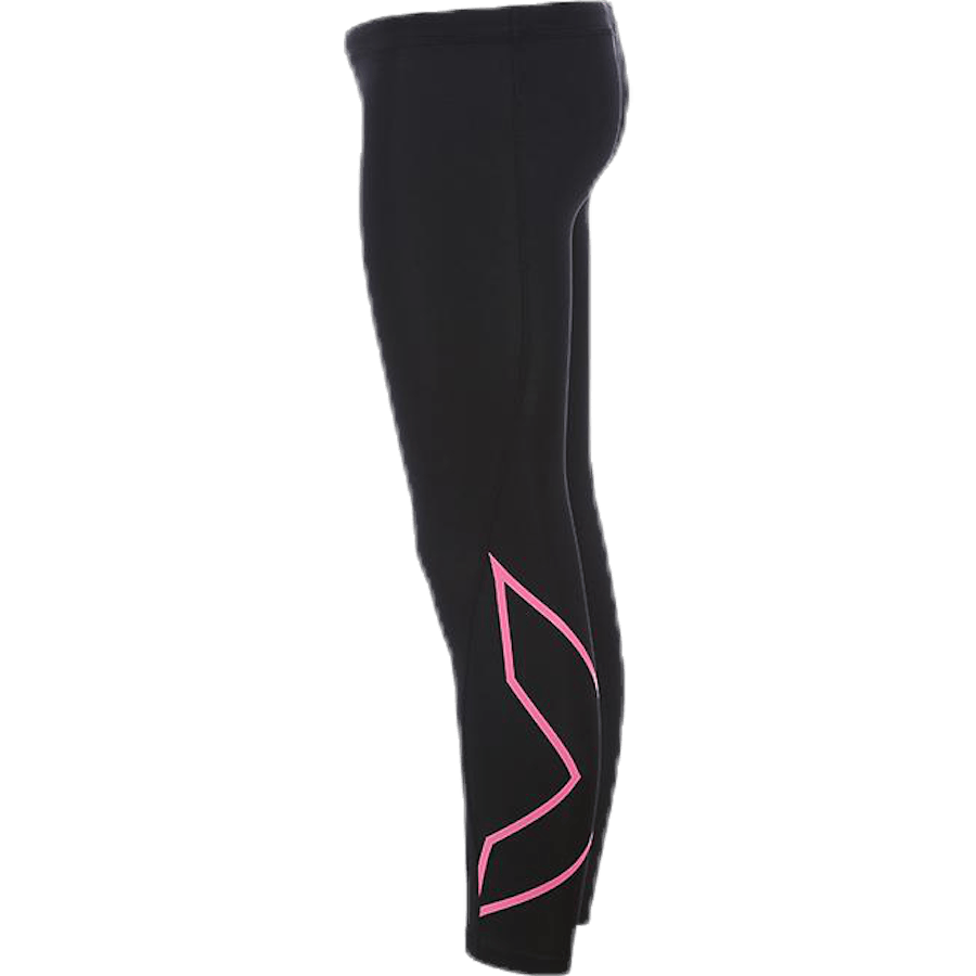 Kompresjonstights for jenter - U Junior Pink/Black
