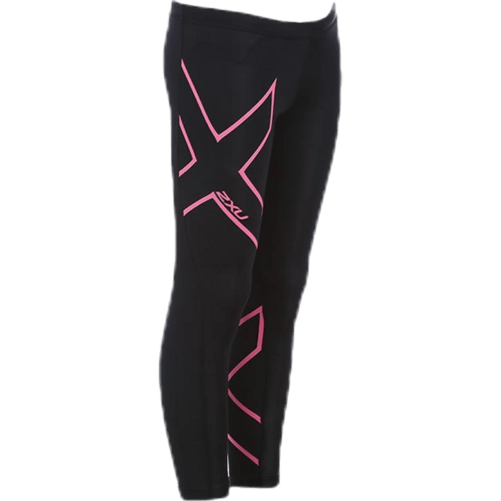 Kompresjonstights for jenter - U Junior Pink/Black